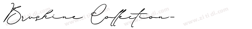 Brushine Collection字体转换